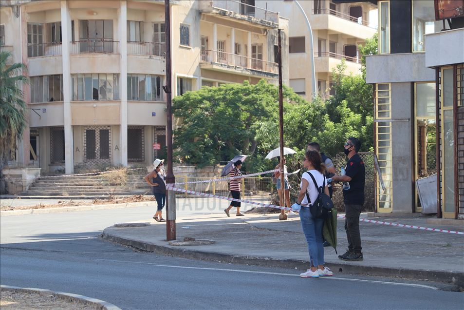 46 yılın ardından bir bölümü açılan Kapalı Maraş'a yoğun ilgi