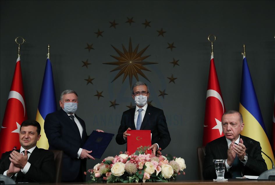 Cumhurbaşkanı Erdoğan - Ukrayna Devlet Başkanı Zelenskiy