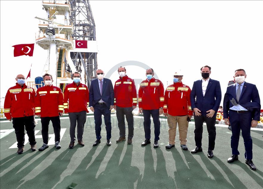 Türkiye Cumhurbaşkanı Erdoğan, Fatih sondaj gemisinde