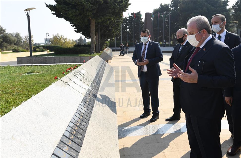 دیدار رئیس مجلس ترکیه و همتای آذربایجانی خود در باکو
