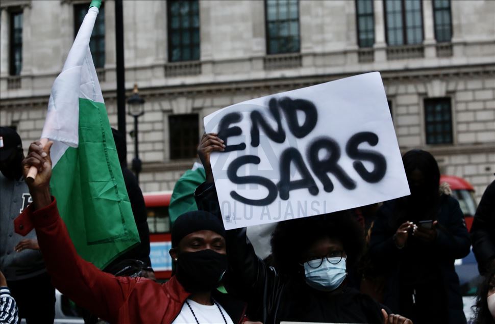 Nijerya'da SARS karşıtı gösterilere yönelik saldırılar, Londra’da protesto edildi