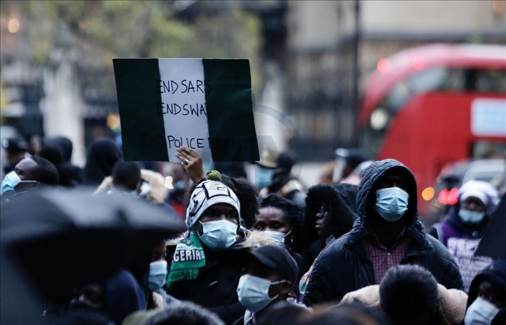 Nijerya'da SARS karşıtı gösterilere yönelik saldırılar, Londra’da protesto edildi