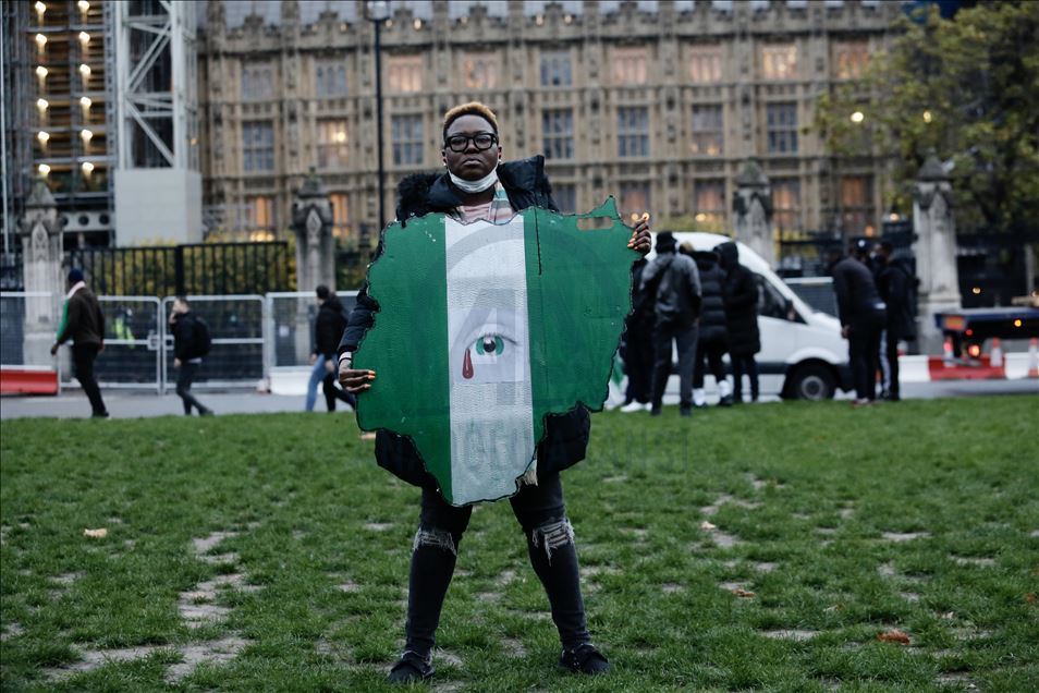 Nijerya'da SARS karşıtı gösterilere yönelik saldırılar, Londra’da protesto edildi