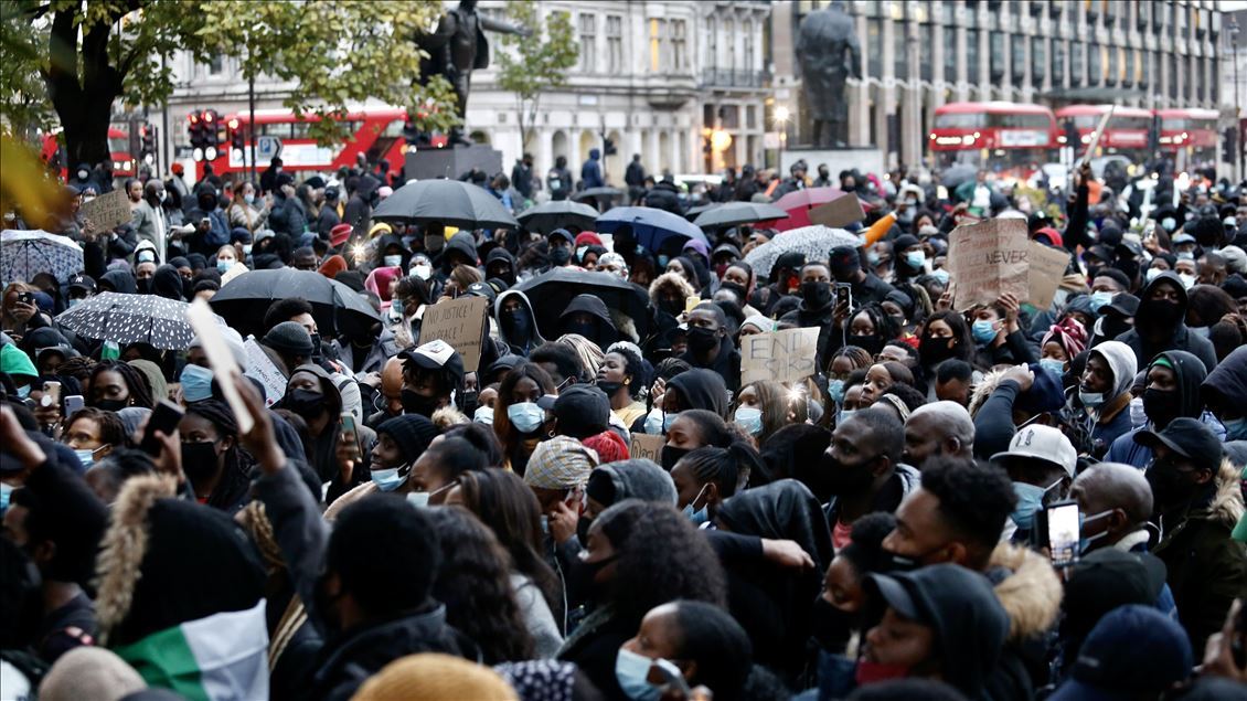 Nijerya'da SARS karşıtı gösterilere yönelik saldırılar, Londra’da protesto edildi