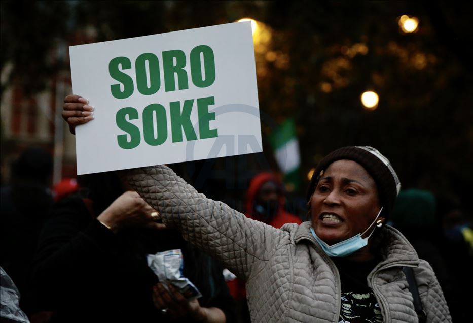 Nijerya'da SARS karşıtı gösterilere yönelik saldırılar, Londra’da protesto edildi