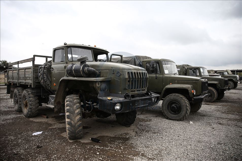 Događaj zabilježila reporterska ekipa AA: Azerbejdžanska vojska zaplijenila kontingent vozila armenskih snaga