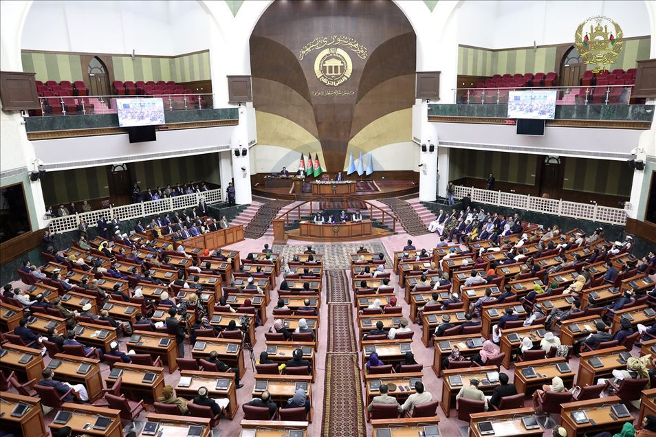 مراسم معرفی وزرای پیشنهادی دولت افغانستان به مجلس این کشور
