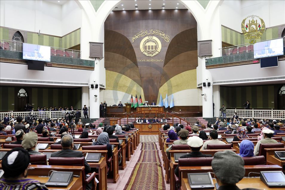 مراسم معرفی وزرای پیشنهادی دولت افغانستان به مجلس این کشور