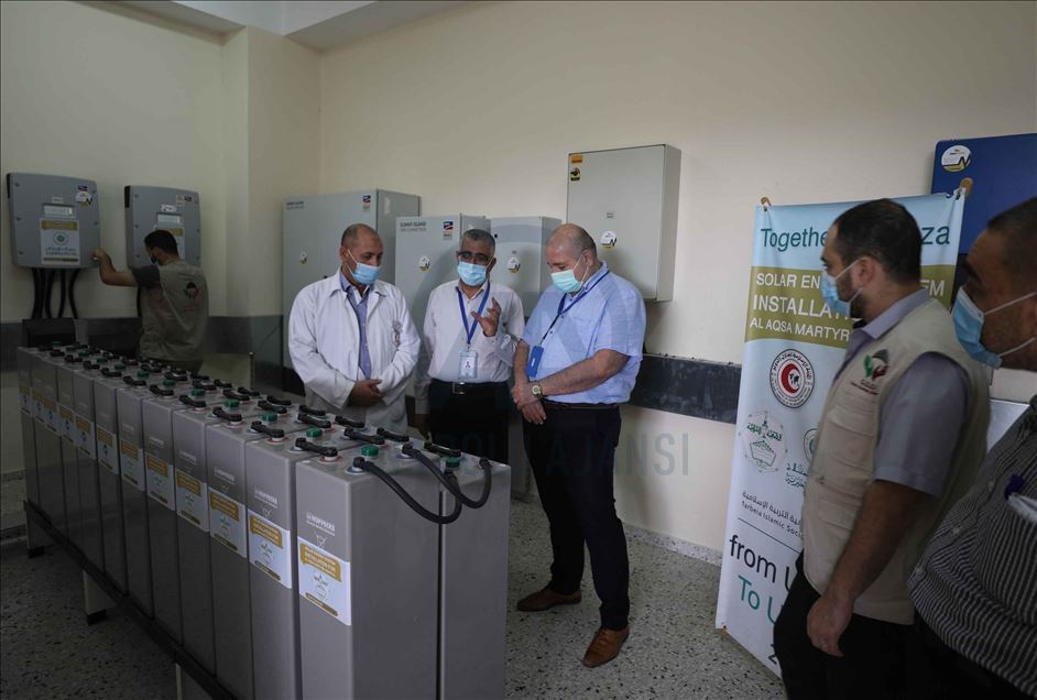 غزة… جمعية تركية تُزود مستشفى بـنظام "الطاقة الشمسية"