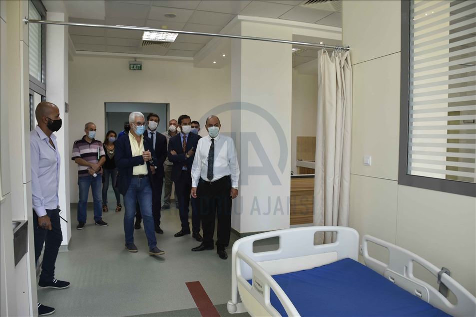 تمهيدا لافتتاحه.. سفير تركيا بلبنان يتفقد مستشفى الحروق بصيدا