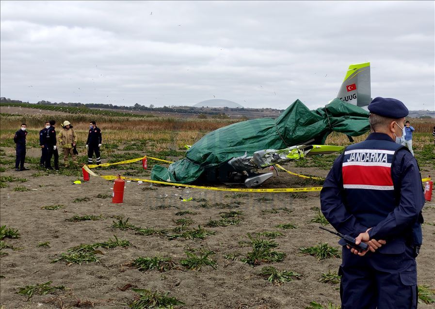 Training plane crashes in Istanbul