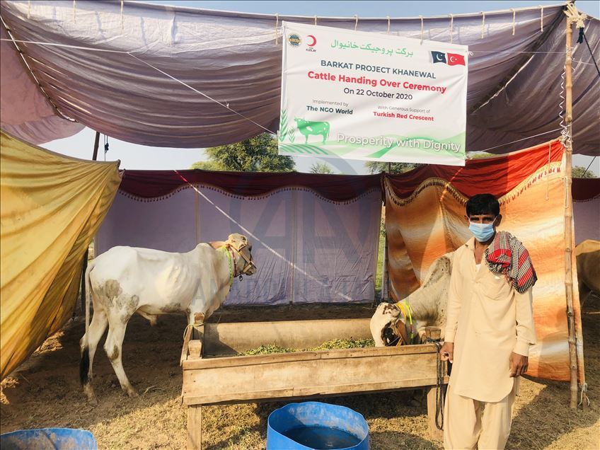 Türk Kızılaydan Pakistan'daki çiftçilerin kalkınmasına destek