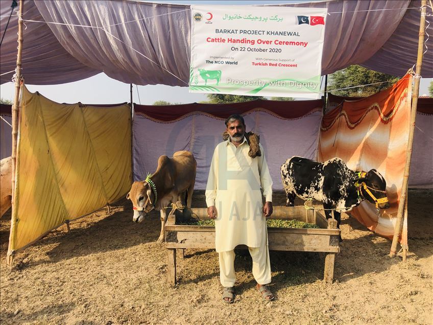 Türk Kızılaydan Pakistan'daki çiftçilerin kalkınmasına destek