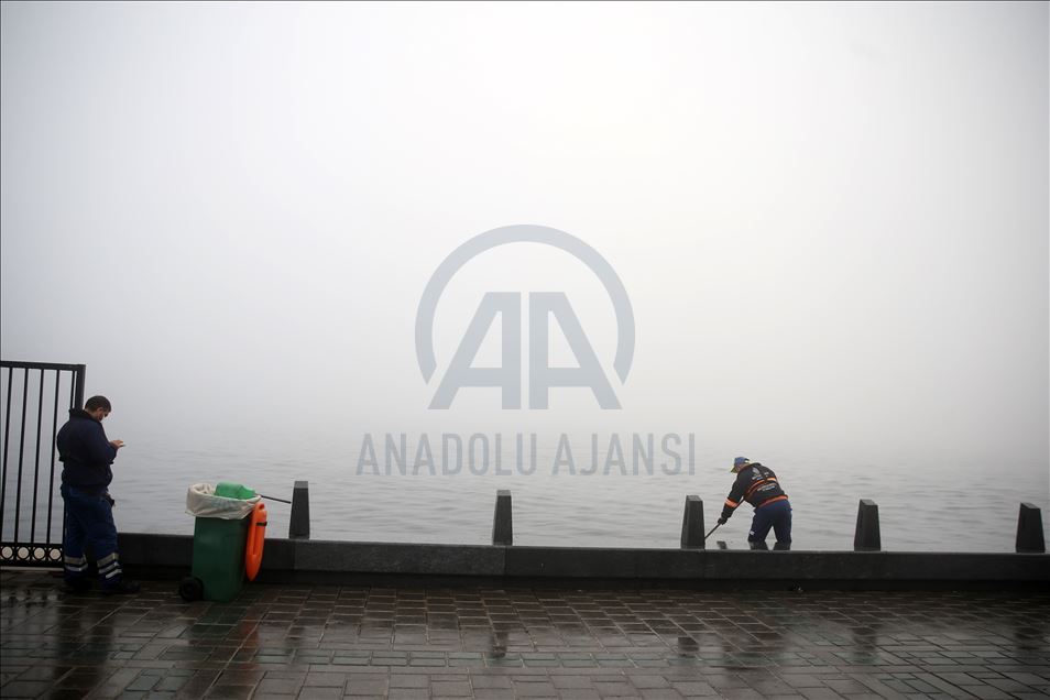 İstanbul yeni güne sisle başladı
