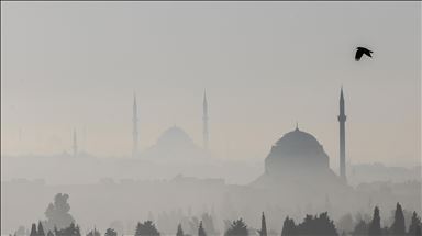 Misty morning in Istanbul