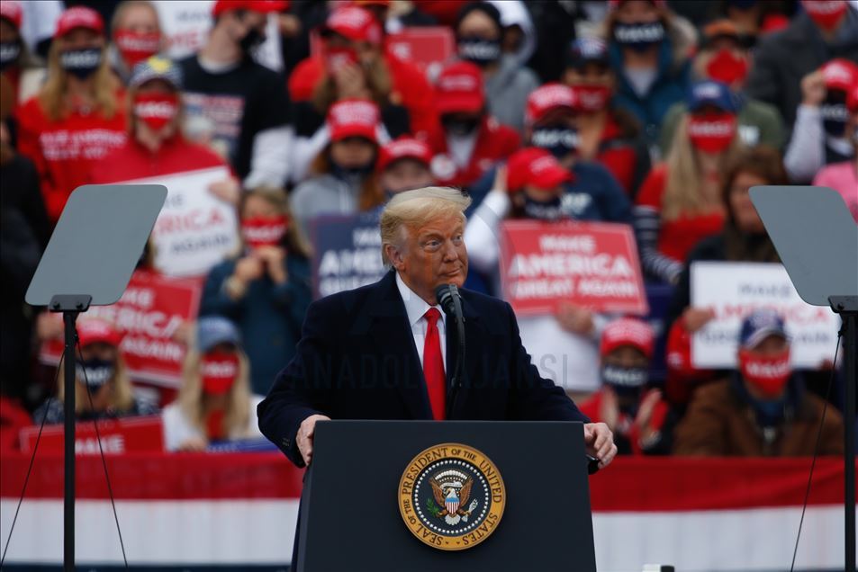 ABD Başkanı Donald Trump Pensilvanya'da