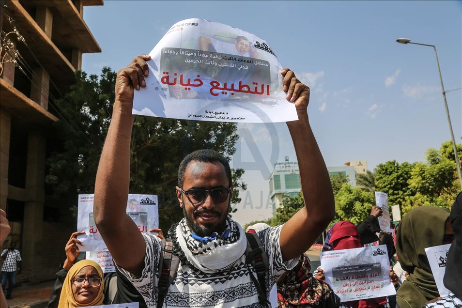 تظاهرات در خارطوم علیه عادیسازی روابط سودان با اسرائیل