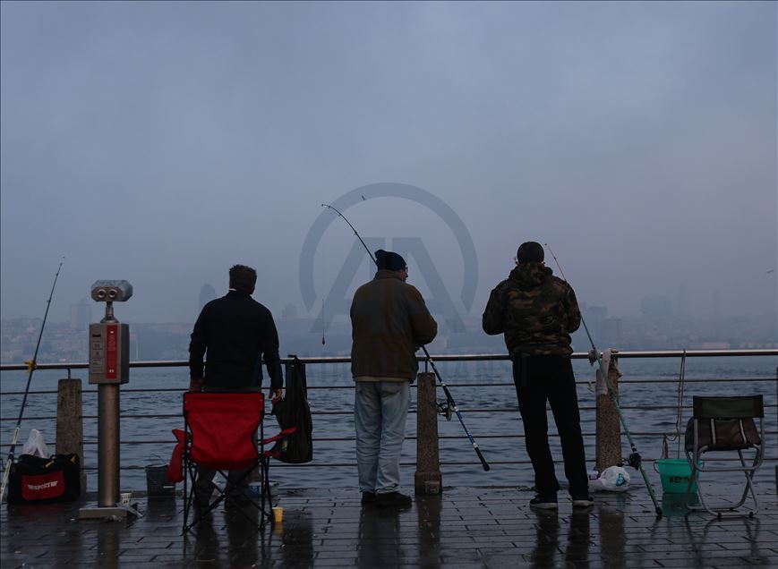 Misty morning in Istanbul
