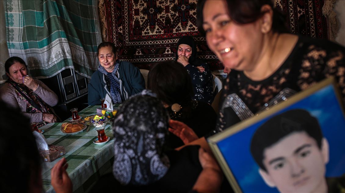 "Vatan Muharebesi"nde şehit olan gönüllü Azerbaycanlı Kahramanov'un taziyesi devam ediyor