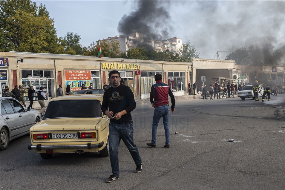 Armenian forces continue shelling Azerbaijani civilian settlements 