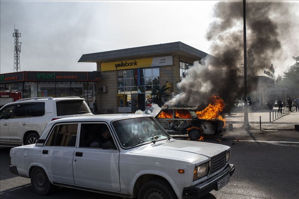 Armenian forces continue shelling Azerbaijani civilian settlements 