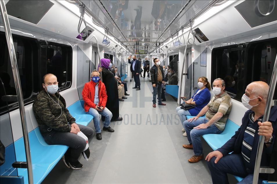 Mecidiyeköy-Mahmutbey Metrosunda seferler başladı