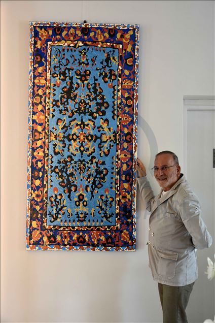 الزخارف الإسلامية والعثمانية مصدر إلهام فنان إيطالي