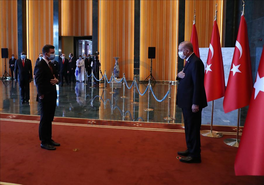 Cumhurbaşkanı Erdoğan, Cumhuriyet Bayramı tebriklerini kabul etti