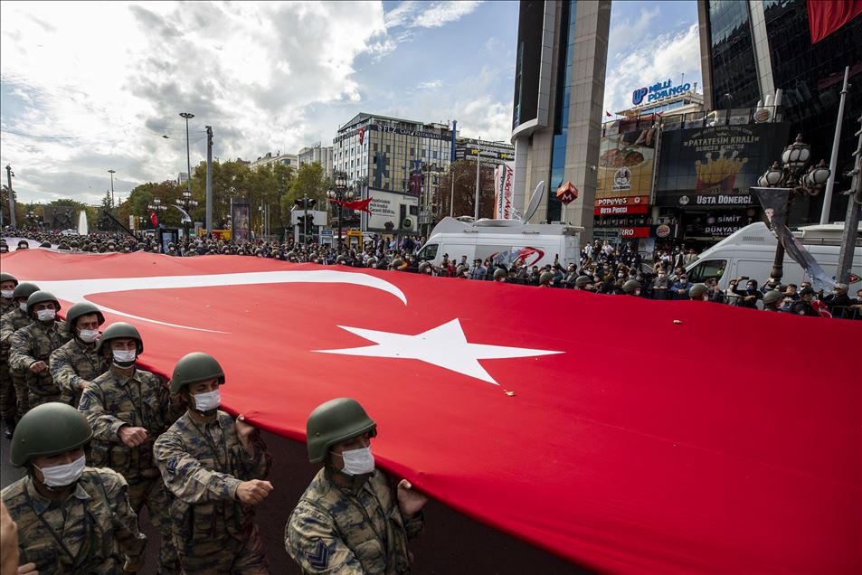 29 Ekim Cumhuriyet Bayramı kutlanıyor