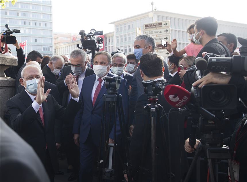 CHP Genel Başkanı Kılıçdaroğlu, Ulus'aki Birinci Meclis'i ziyaret etti