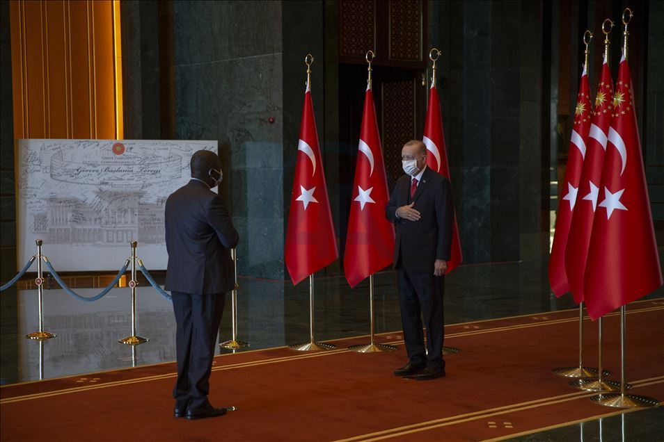 Cumhurbaşkanı Erdoğan, Cumhuriyet Bayramı tebriklerini kabul etti