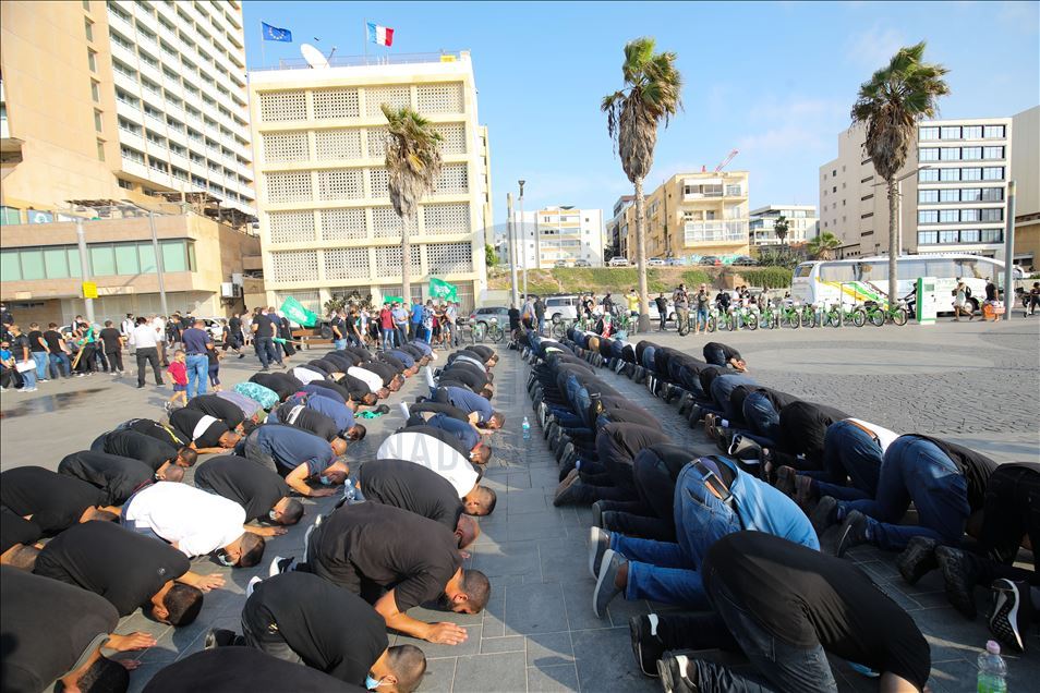مظاهرة عربية في تل أبيب احتجاجا على الإساءة للإسلام