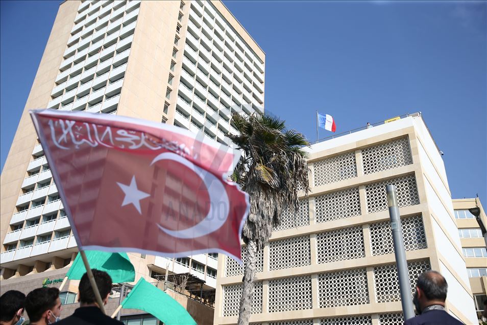 مظاهرة عربية في تل أبيب احتجاجا على الإساءة للإسلام