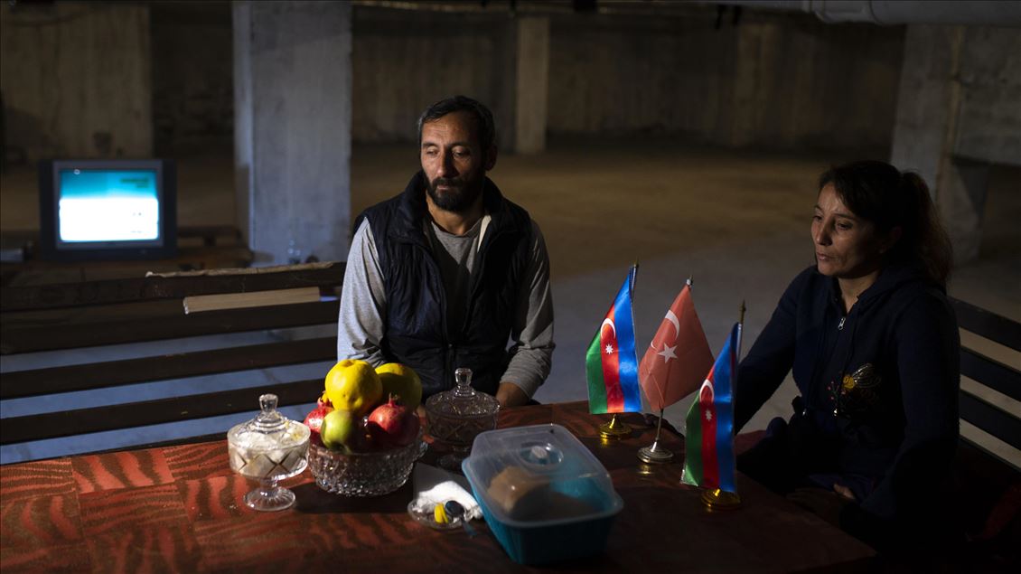 Sığınaklarda yaşayan Terter sakinleri hayati tehlikeye rağmen kenti terk etmiyor
