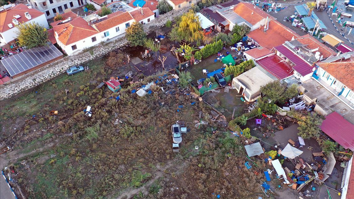 Anadolu Agency views Seferihisar district,epicenter of 6.6 magnitude Izmir earthquake