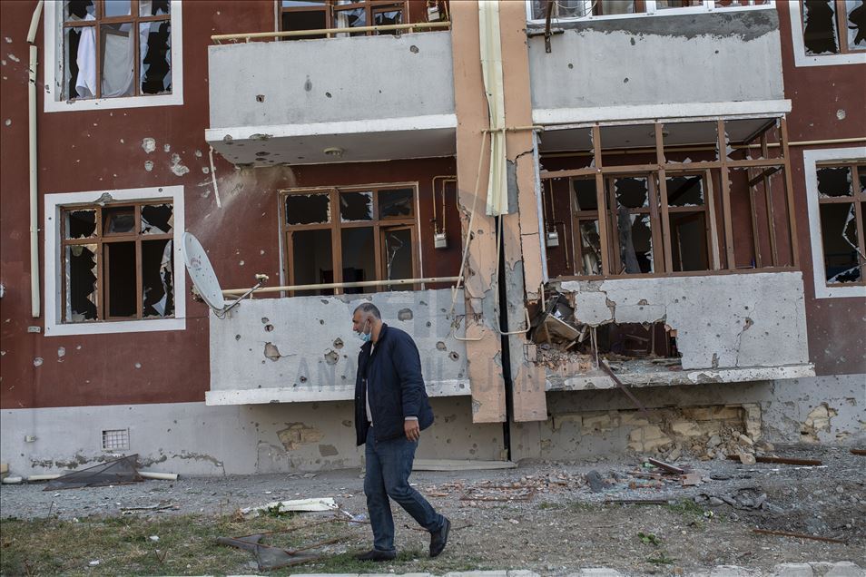 Sığınaklarda yaşayan Terter sakinleri hayati tehlikeye rağmen kenti terk etmiyor