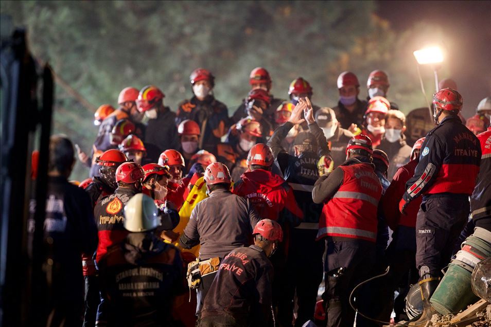 Turkey Search Rescue Work Continues After Earthquake Anadolu Agency