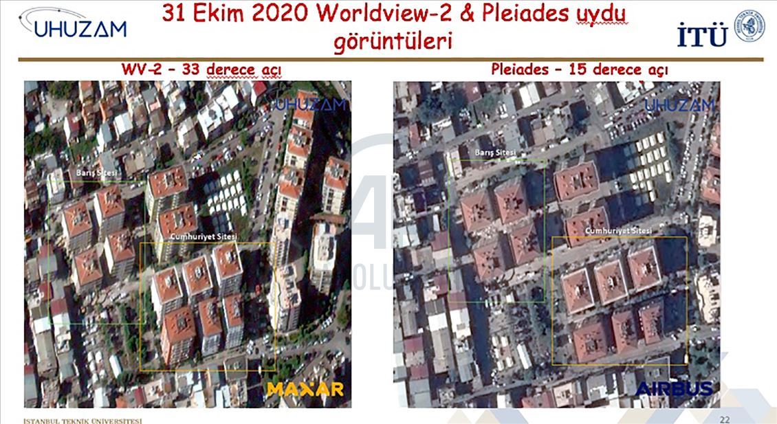 Satellite images show damage done by 6.6 magnitude earthquake in Turkey’s Aegean region