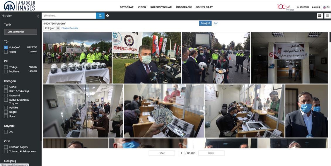 AA "Anadolu Images"in içeriği 10 milyona yaklaştı