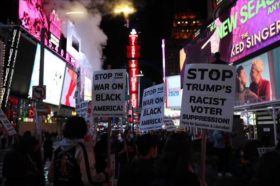 Election Protest In New York City - Anadolu Ajansı