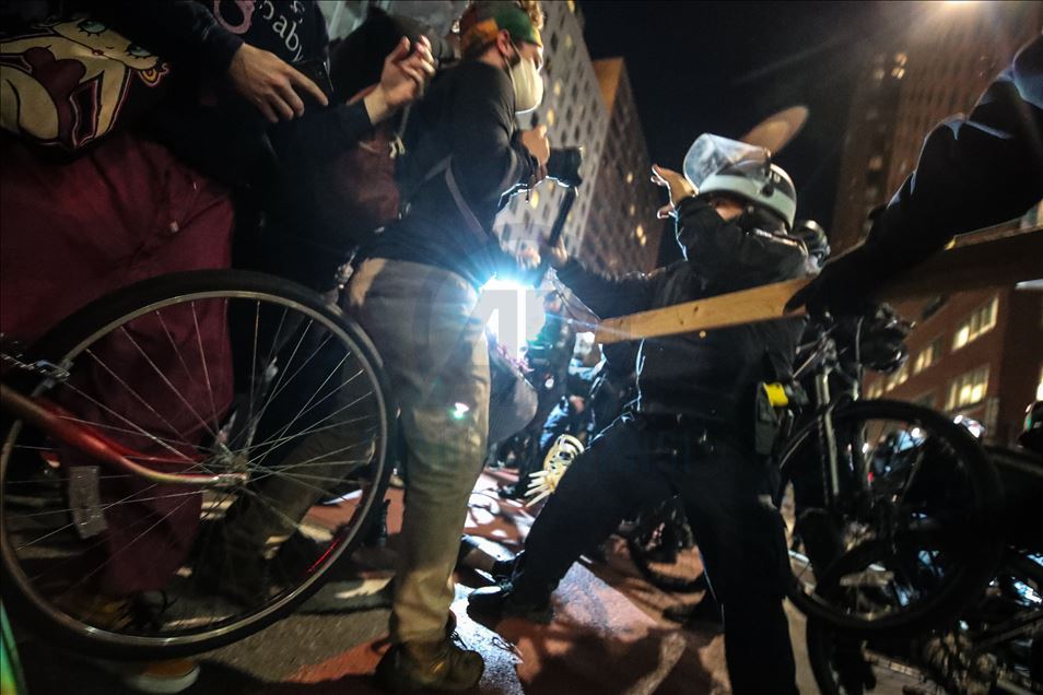 Election protest in New York City