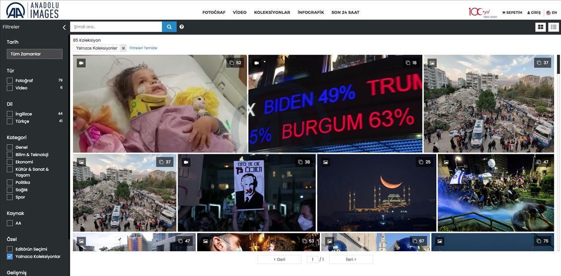 AA "Anadolu Images"in içeriği 10 milyona yaklaştı