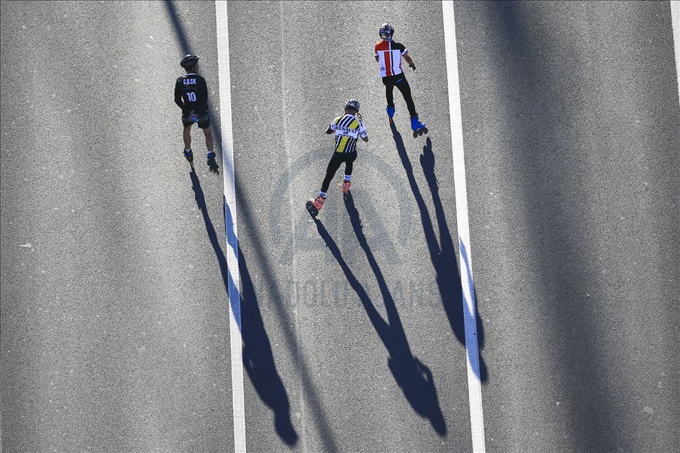 Fillon maratona transkontinentale në Stamboll