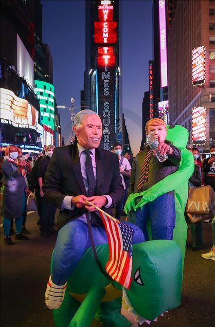 NYC erupts in celebration of Biden’s win



