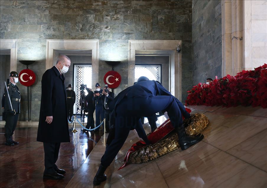 Predsjednik Republike Turske Recep Tayyip Erdogan posjetio Anitkabir, mauzolej osnivača Turske Mustafe Kemala Ataturka