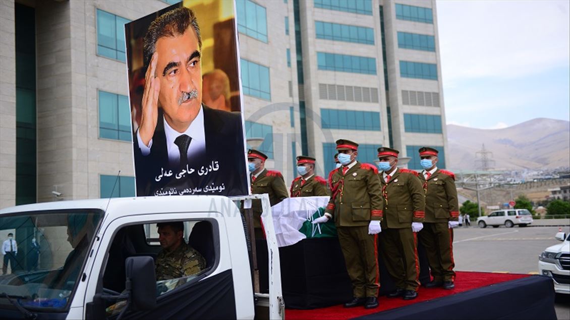 سلێمانی.. رێوڕەسمی بەخاکسپاردنی تەرمی قادری حاجی عەلی