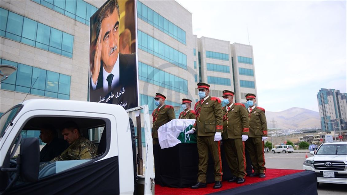 سلێمانی.. رێوڕەسمی بەخاکسپاردنی تەرمی قادری حاجی عەلی