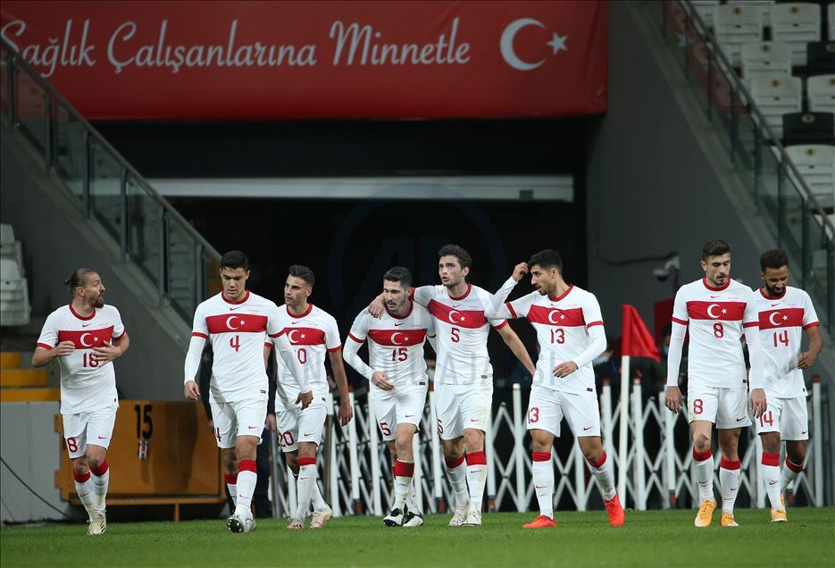 a milli futbol takimi hazirlik macinda