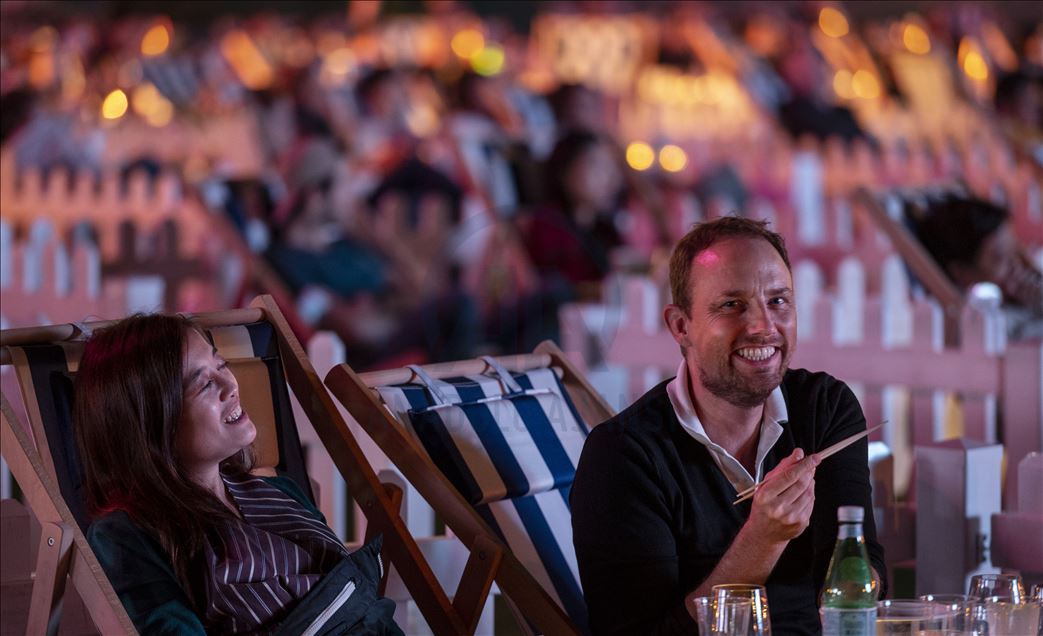 Open Air Cinema event in Hong Kong