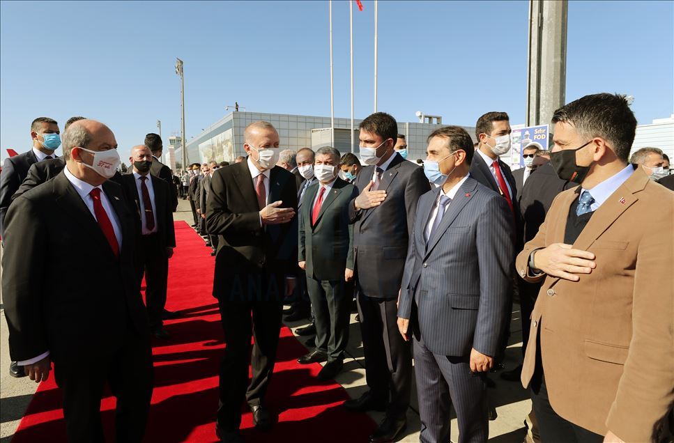 
Cumhurbaşkanı Erdoğan KKTC'ye geldi